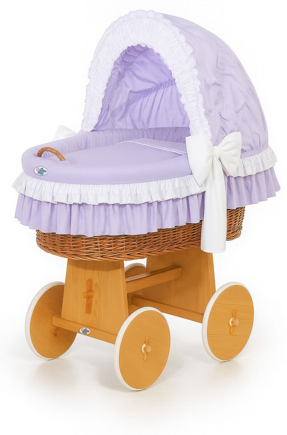 Kosz Mojżesza z budką- Little Angel biały