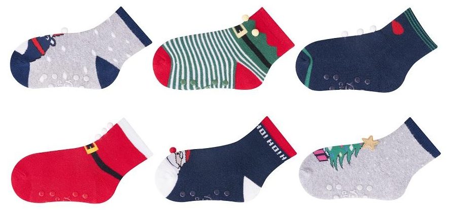 SKARPETY ŚWIĄTECZNE FROTTE SKF-ABS/XMAS Z EFEKTEM 3D