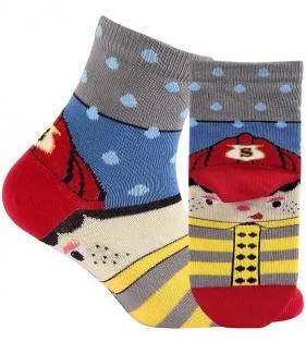 SKARPETKI WZOROWANE CHŁOPIĘCE 6-11 LAT – W34.P01, U34.P01
