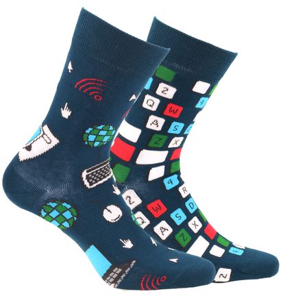 SKARPETKI WZOROWANE - FUNKY W94.N02