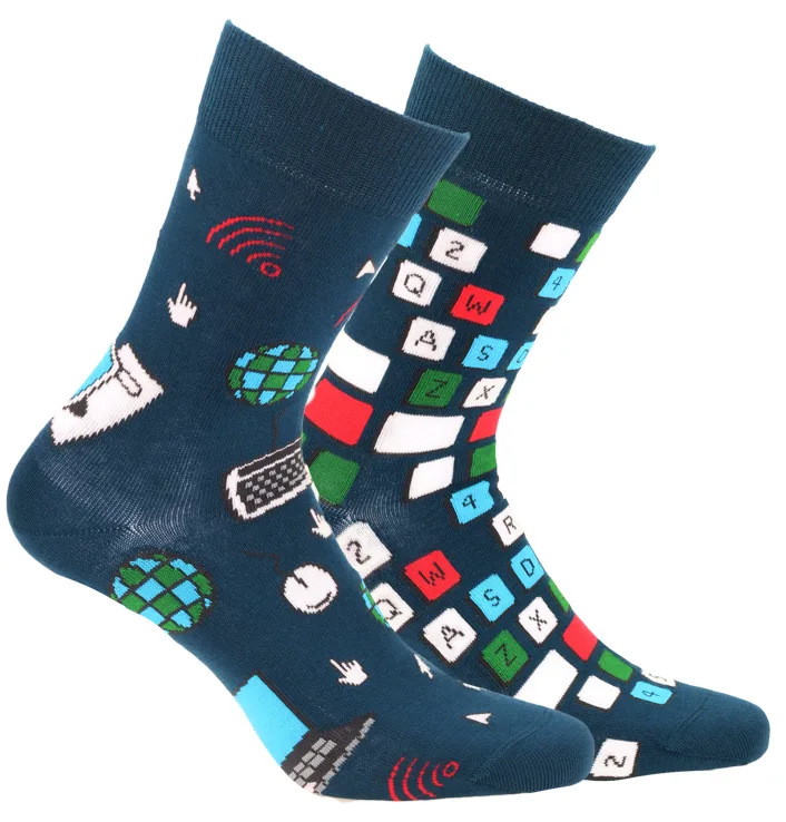 SKARPETKI WZOROWANE - FUNKY W94.N02