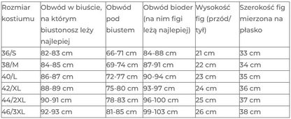 KOSTIUM KĄPIELOWY AMINA M-658