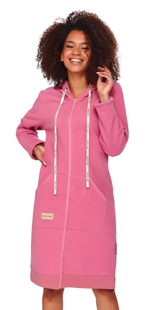 DOCTOR-NAP PODOMKA - SZLAFROK ROZPINANY NA ZAMEK SMZ.9756 - AW2020