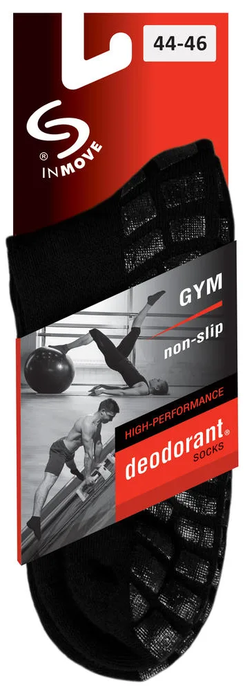 JJW GYM NON-SLIP DEODORANT, BEZSZWOWE SKARPETKI DO ĆWICZEŃ Z ABS