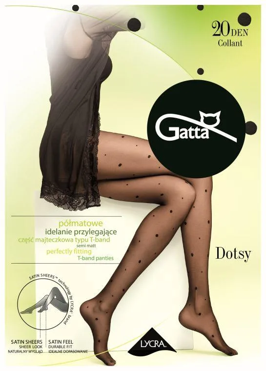 DOTSY - RAJSTOPY DAMSKIE WZORZYSTE