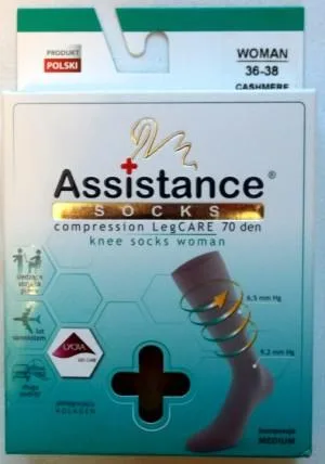 WOLA PODKOLANÓWKI DAMSKIE KOMPRESYJNE(LEG CARE)ASSISTANCE