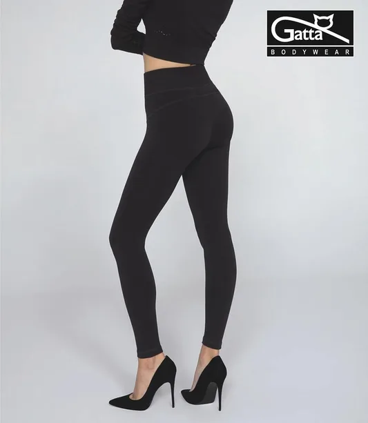 GATTA SPODNIE SKINNY HOT HIGH WAIST 4755 - Z WYSOKIM STANEM