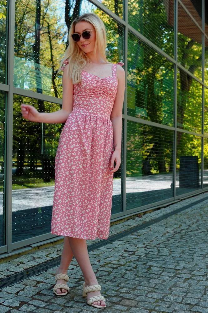 MERRIBEL GRETA LETNIA ZWIEWNA SUKIENKA ZA KOLANO