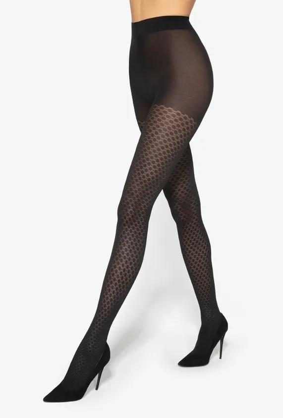GATTA LATTICE - RAJSTOPY DAMSKIE WZORZYSTE 40 DEN 000.08V - AW2021