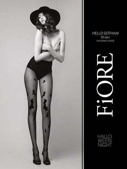 FIORE G5973 - RAJSTOPY HELLO GOTHAM 20 DEN - HALLOWEEN 2020
