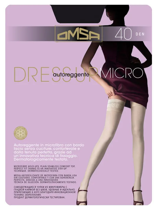 OMSA POŃCZOCHY DRESS UP MICRO 40