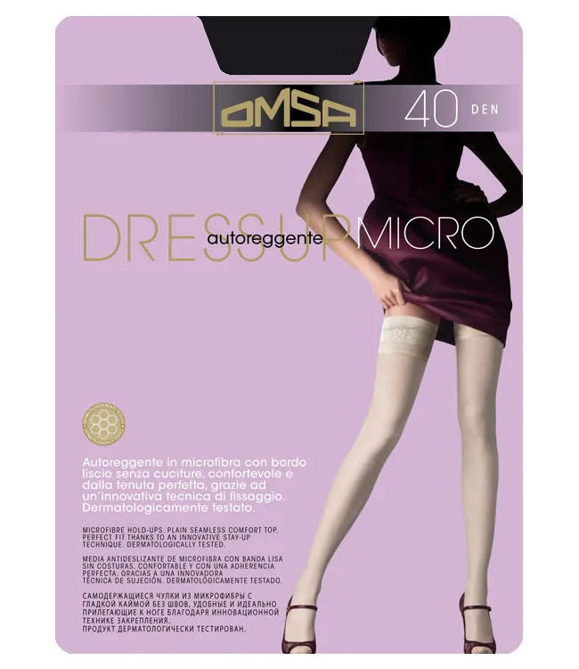 OMSA POŃCZOCHY DRESS UP MICRO 40