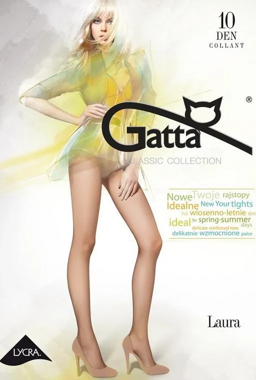 GATTA LAURA 10 - RAJSTOPY DAMSKIE 10 DEN