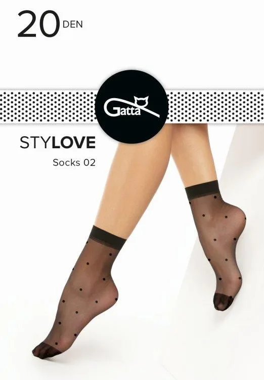 STYLOVE - SKARPETKI WZORZYSTE 000.59V