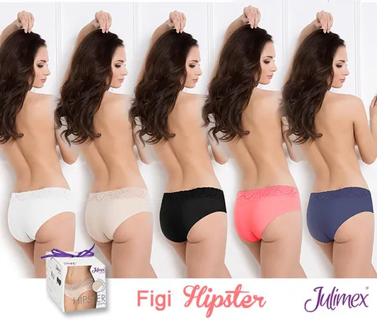 JULIMEX FIGI DAMSKIE HIPSTER PANTY 0101