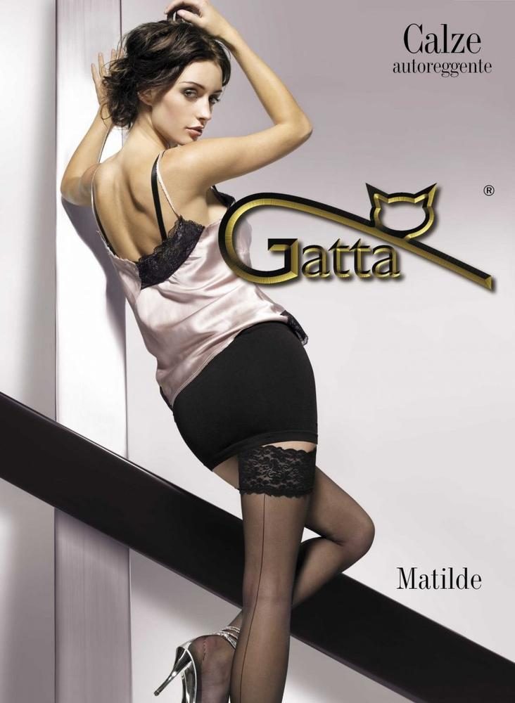 GATTA MATILDE - POŃCZOCHY SAMONOŚNE LYCRA MAT.