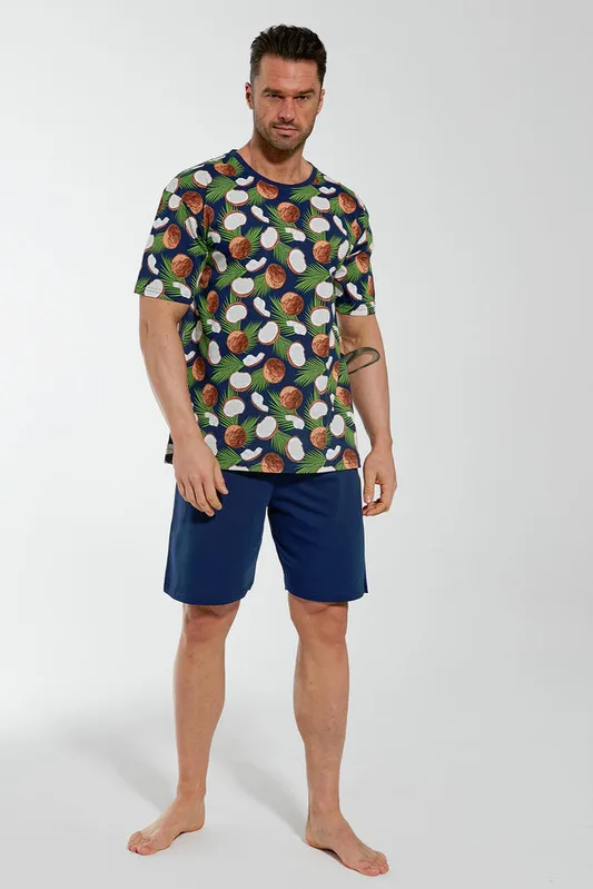 CORNETTE PIŻAMA MĘSKA 323/144 COCONUT KR.RĘKAW - KR.SPODENKI