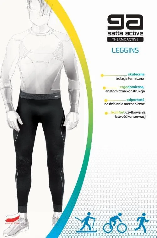 GATTA LEGGINS MEN THERMOACTIV BASIC BLANC 004.4017S