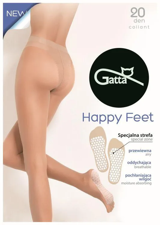 GATTA HAPPY FEET- RAJSTOPY DAMSKIE 20 DEN