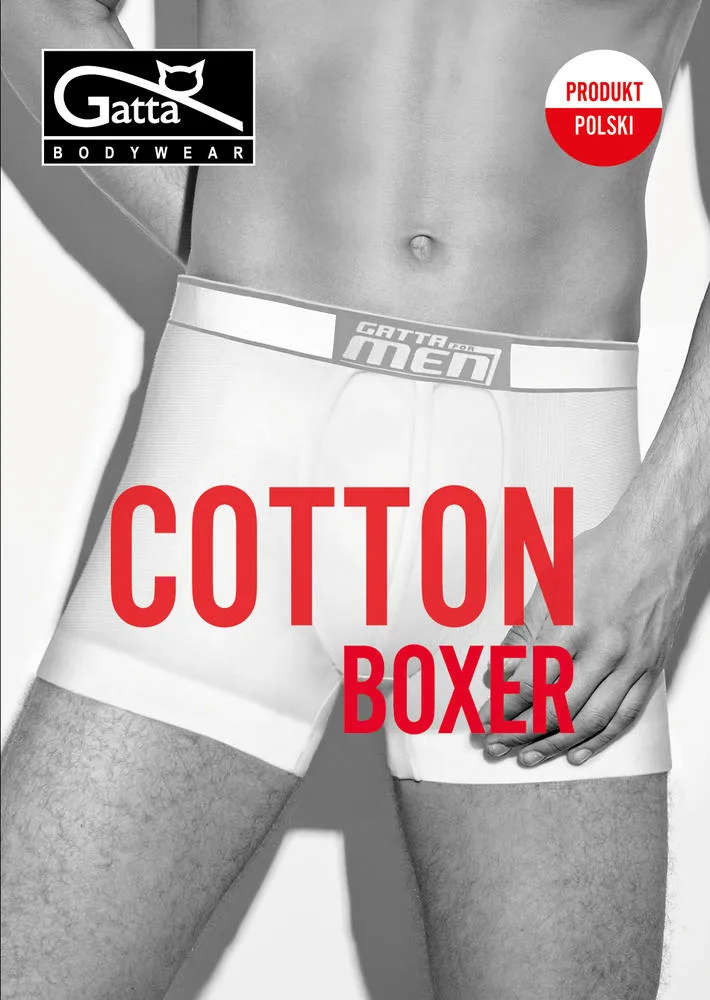 GATTA BIELIZNA MĘSKA - BOXER COTTON