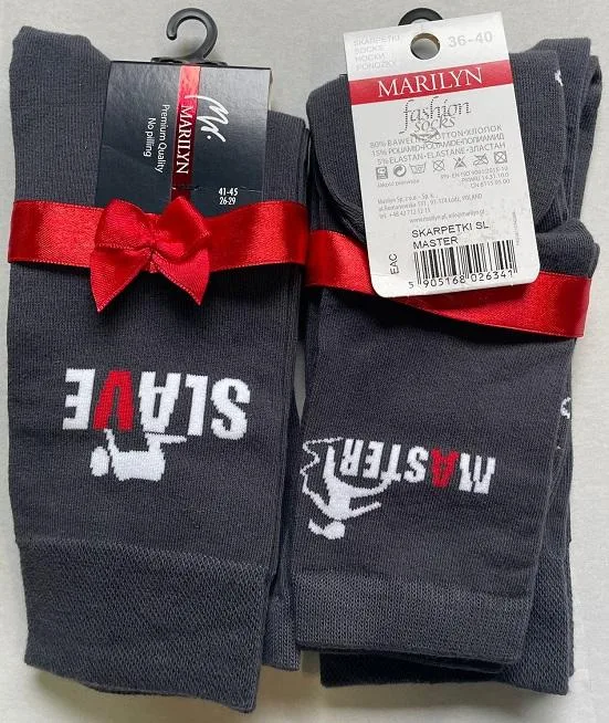 MARILYN SKARPETKI WALENTYNKOWE DAMSKIE I MĘSKIE 2-PACK