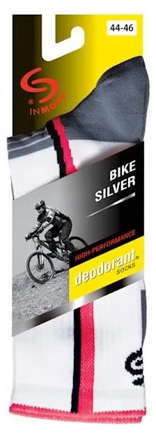 JJW SKARPETKI BIKE SILVER DEODORANT ROWEROWE ZE SREBREM