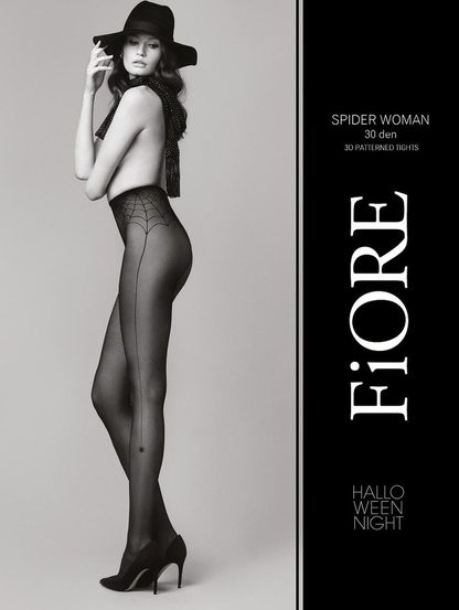 FIORE G5983 - RAJSTOPY SPIDER WOMAN 30 DEN - HALLOWEEN 2020