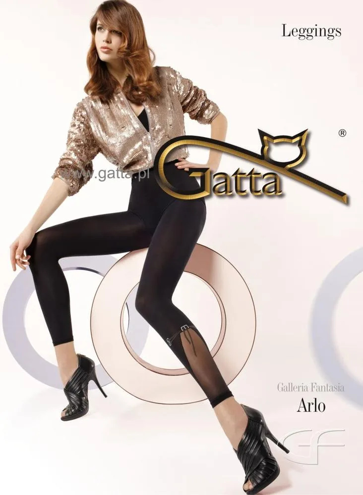 GATTA ARLO -  LEGGINSY DAMSKIE WZORZYSTE 100 DEN