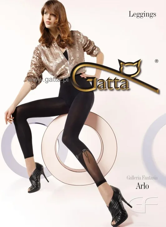 GATTA ARLO -  LEGGINSY DAMSKIE WZORZYSTE 100 DEN