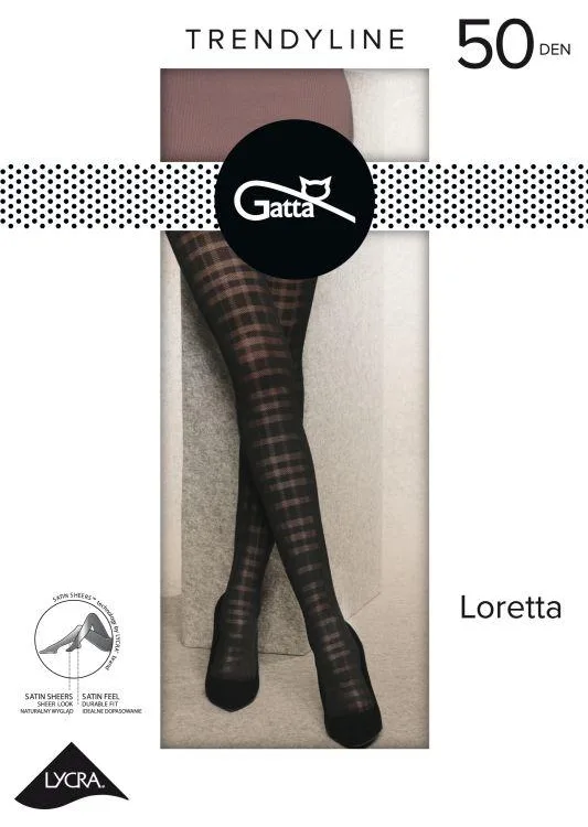LORETTA 123, 123, 124 - RAJSTOPY DAMSKIE MIKROFIBRA 50 DEN - JZ2019