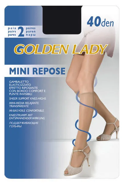 GOLDEN LADY PODKOLANÓWKI MINI REPOSE 40 DEN