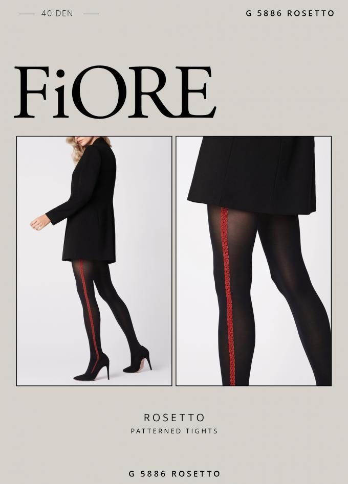 FIORE G5886A2 ROSETTO - RAJSTOPY 40 DEN