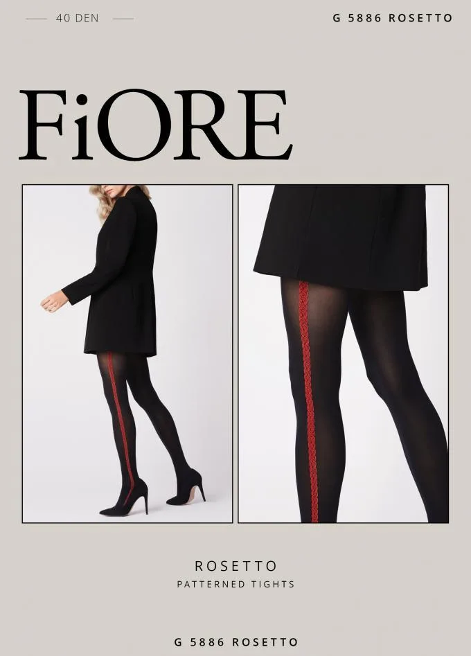 FIORE G5886A2 ROSETTO - RAJSTOPY 40 DEN