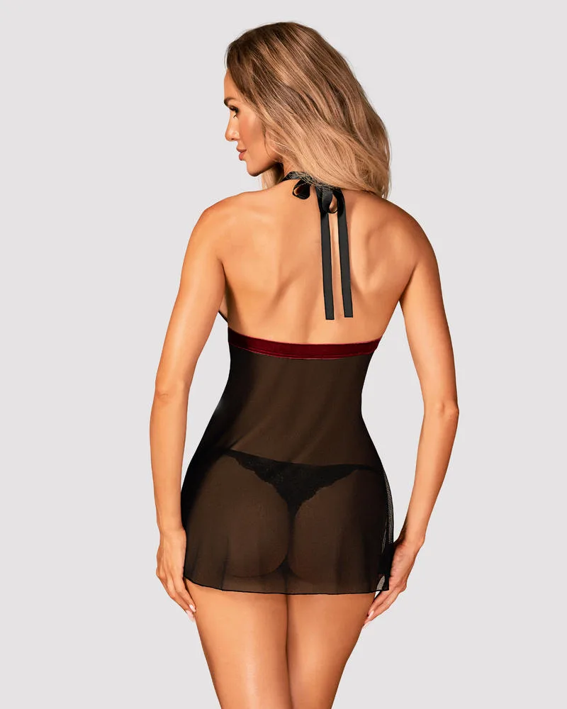 OBSESSIVE ROSSITA BABYDOLL KOSZULKA I STRINGI