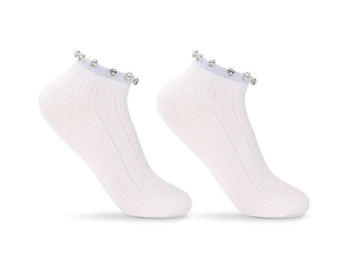 BE SNAZZY STOPKI AŻUROWE Z OZDOBAMI SK-55