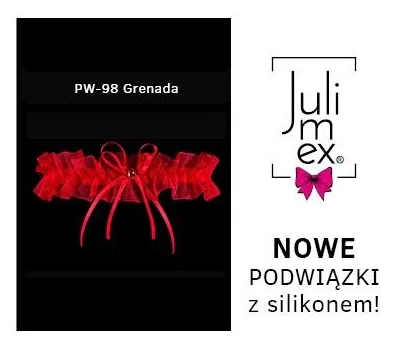 PODWIĄZKA PW-98 GRENADA Z SILIKONEM - JULIMEX - KONTRAKTACJA DO 20 LUTEGO 2023 - kolor CZERWONY