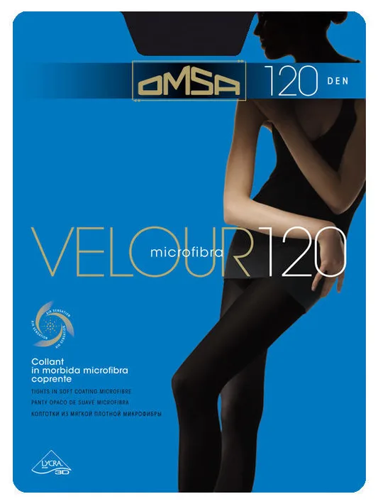 OMSA RAJSTOPY VELOUR 120 DEN