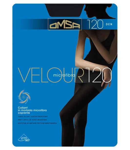 OMSA RAJSTOPY VELOUR 120 DEN