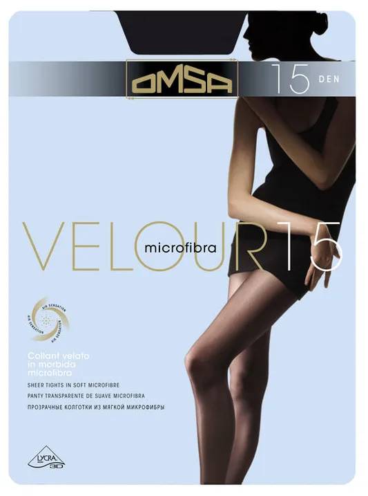 OMSA RAJSTOPY VELOUR 15 DEN