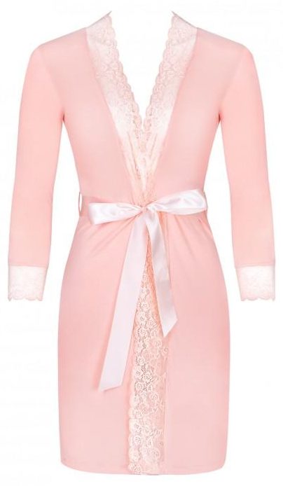 LIVCO CORSETTI FASHION SZLAFROK NATELA LC 90381-1 KORE PEACH COLLECTION