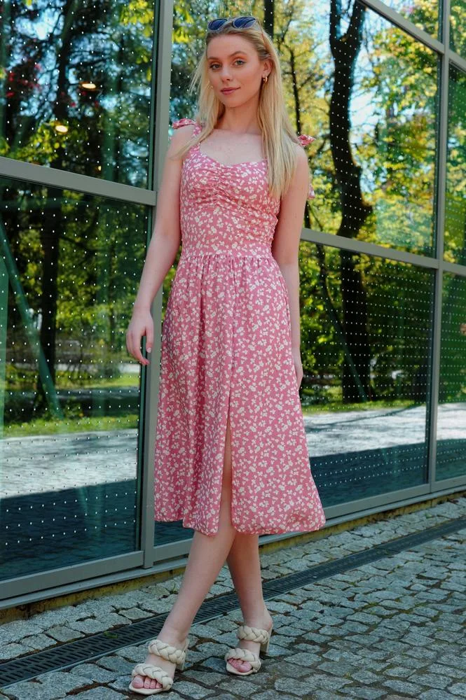 MERRIBEL GRETA LETNIA ZWIEWNA SUKIENKA ZA KOLANO