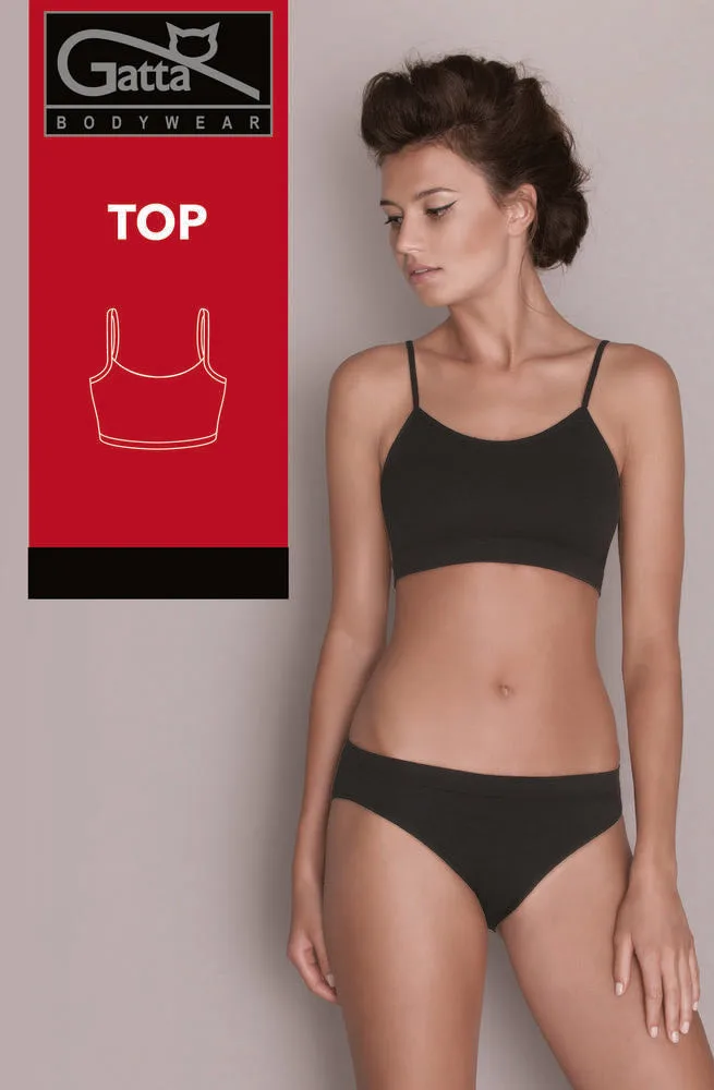 GATTA KOSZULKA - TOP 60 DEN, WĄSKIE RAMIĄCZKO