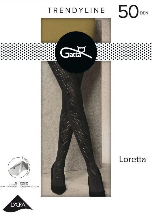 LORETTA 123, 123, 124 - RAJSTOPY DAMSKIE MIKROFIBRA 50 DEN - JZ2019
