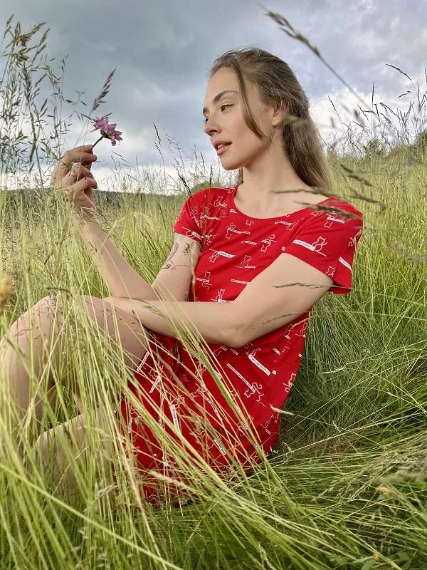 DE LAFENSE KOSZULKA CAT LOVE 660 KRÓTKI RĘKAW