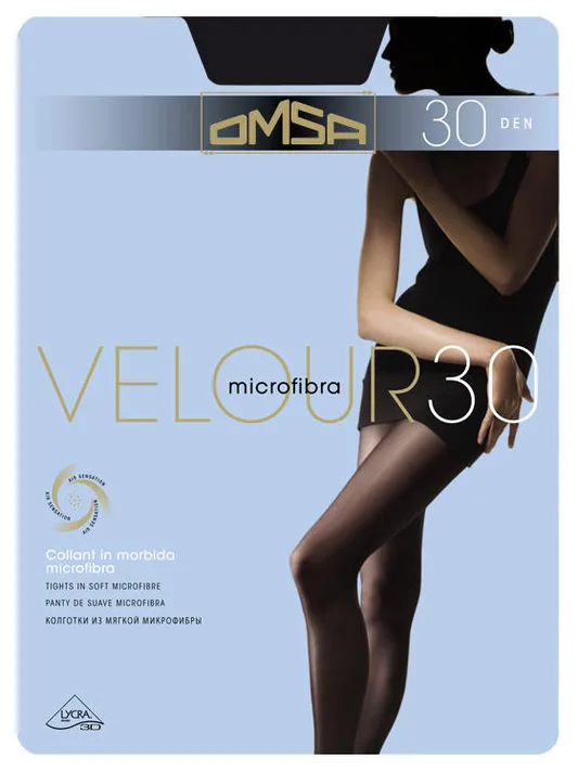 OMSA RAJSTOPY VELOUR 30 DEN