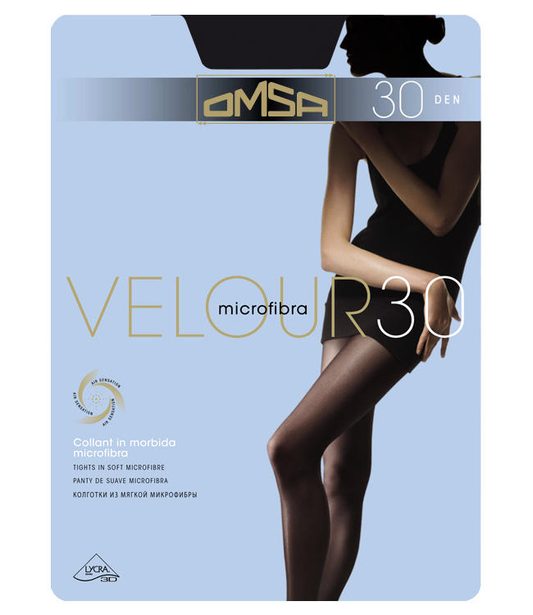 OMSA RAJSTOPY VELOUR 30 DEN