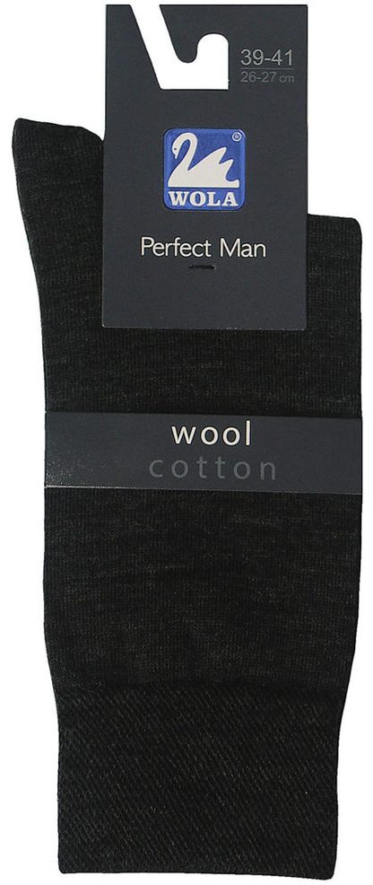 WOOL - Skarpetki gładkie wełna PERFECT MAN