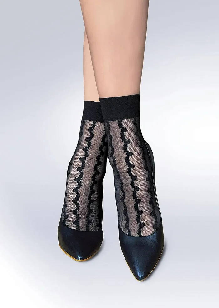 KNITTEX 12211 - SKARPETKI WZORZYSTE EDEN 20 DEN