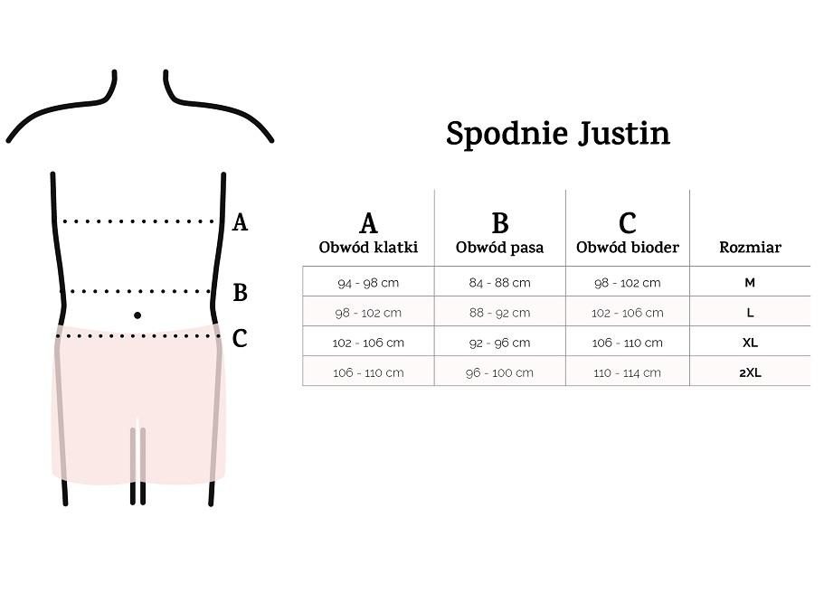 DKAREN SPODNIE MĘSKIE JUSTIN