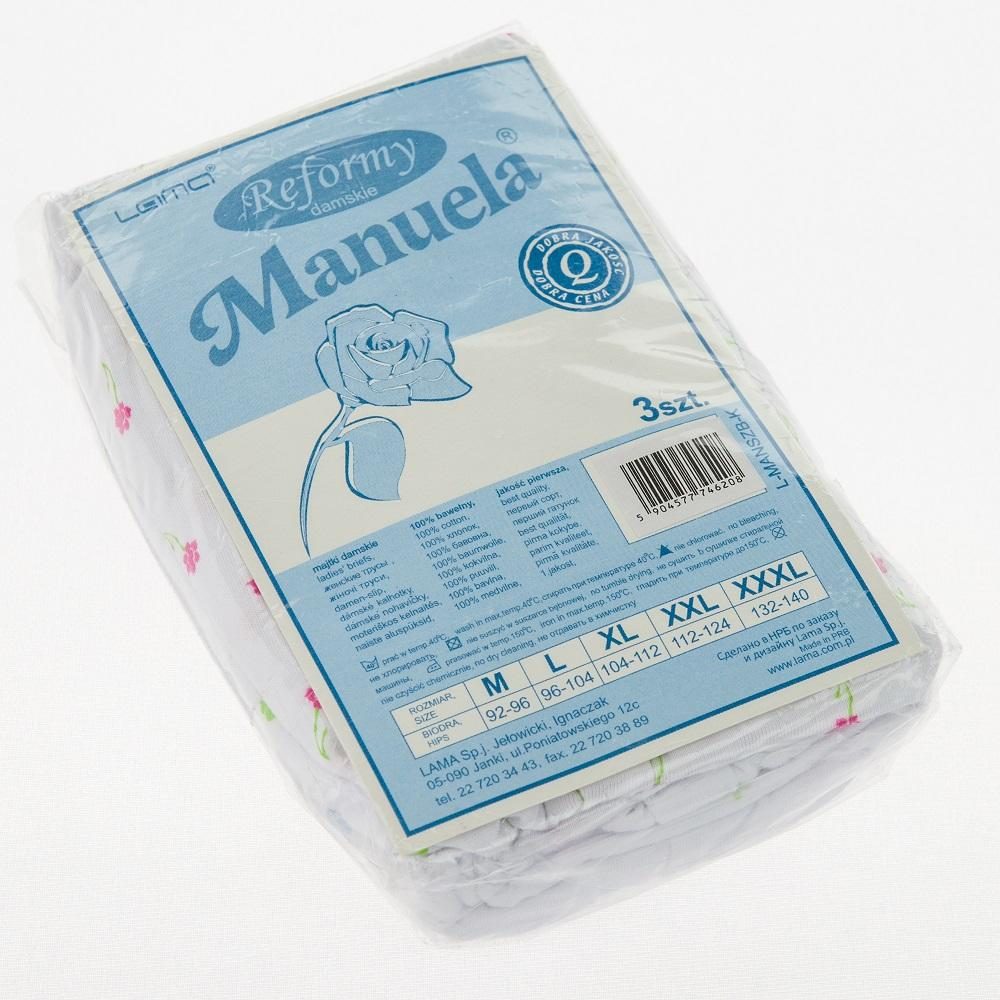 LAMA SZORTY DAMSKIE MANUELA W KWIATKI L-MANSZB-K
